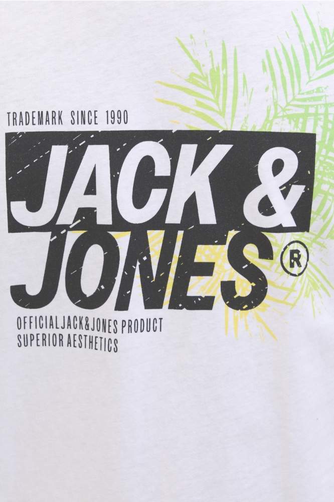 JJJAXON TEE SS CREW NECK 12269390 WHITE